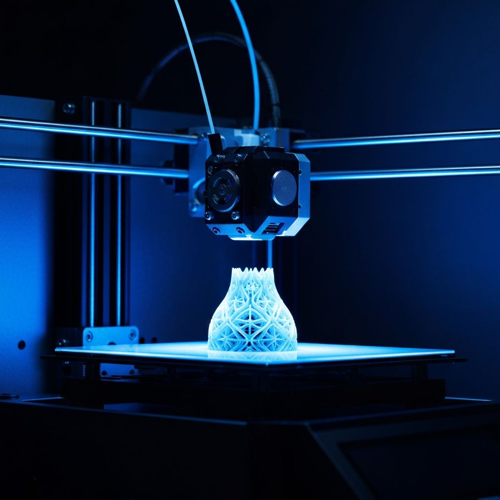 Impressora 3D em ação